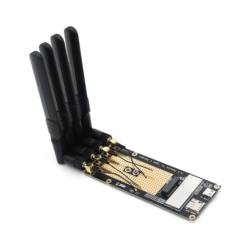 AU42-Ʈũ  M.2 3G/4G/5G - C/USB 3.0  (RM500Q GM800   SIM ī  ) 4 ׳